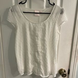 LAUREN CONRAD SMALL WHITE TOP